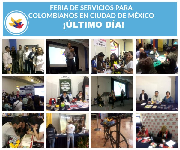 Feria de servicios para colombianos en Ciudad de México