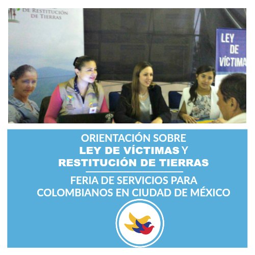 Feria de servicios para colombianos en Ciudad de México