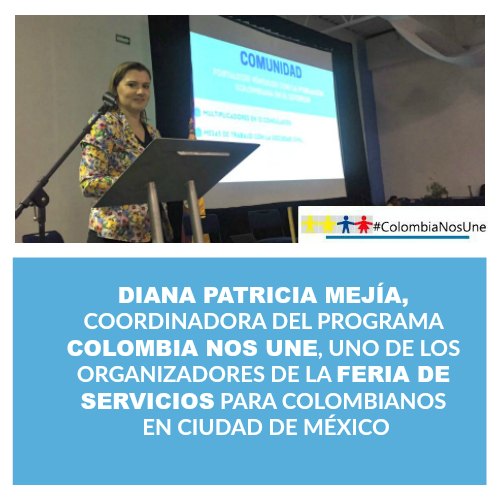 Feria de servicios para colombianos en Ciudad de México