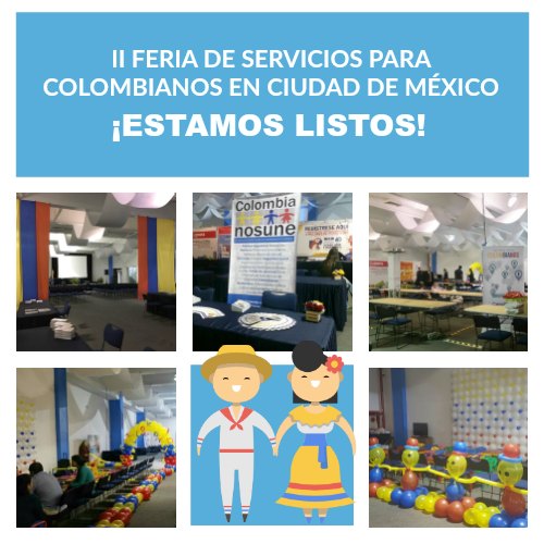 Feria de servicios para colombianos en Ciudad de México