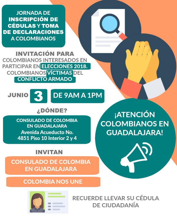 Inscripción de cédulas en Guadalajara