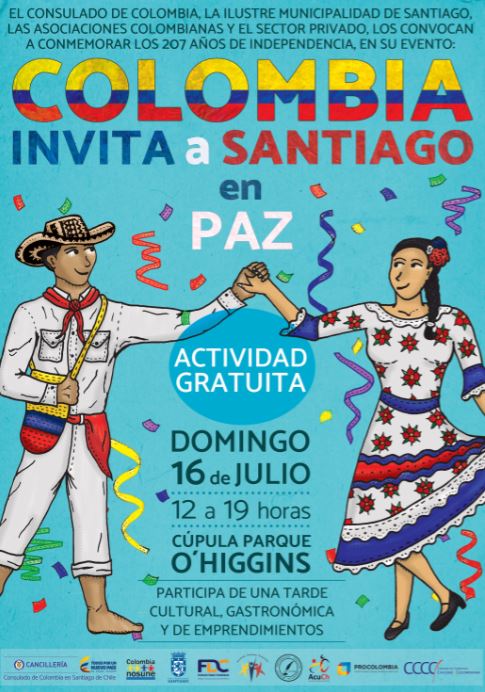 Colombia invita a Santiago