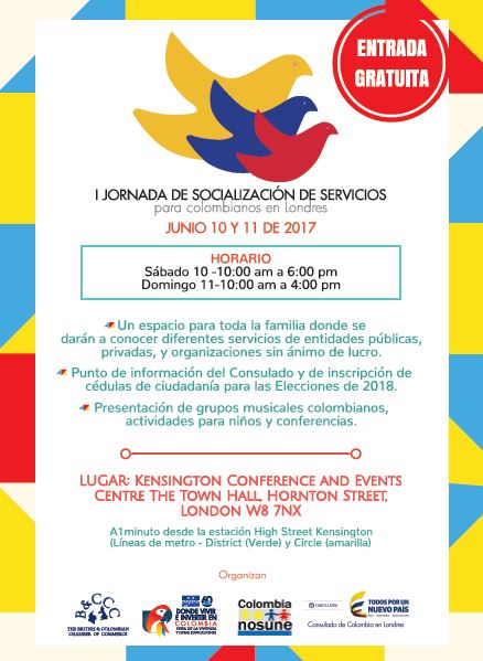 Jornada de socialización de servicios para colombianos en londres