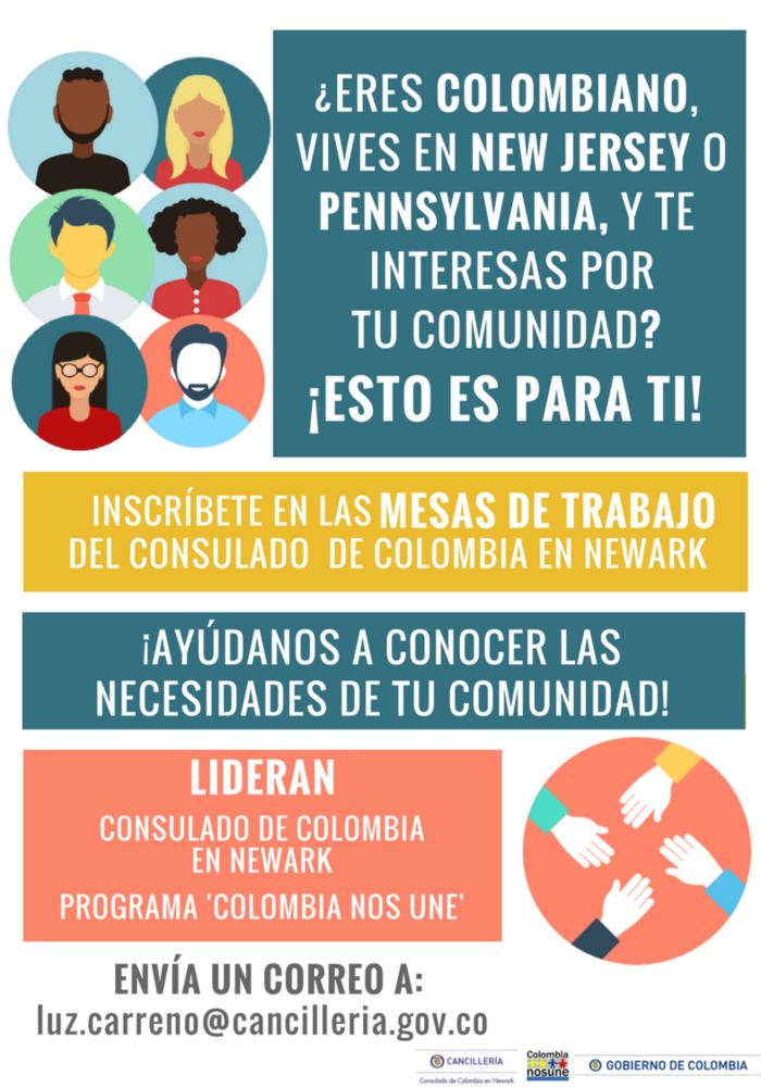 Colombianos en New Jersey y Pennsylvania