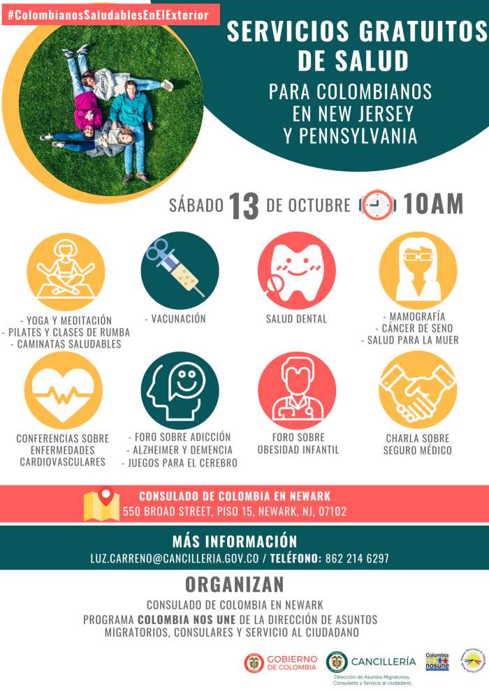 Servicios de salud para colombianos en New Jersey y Pennsylvania