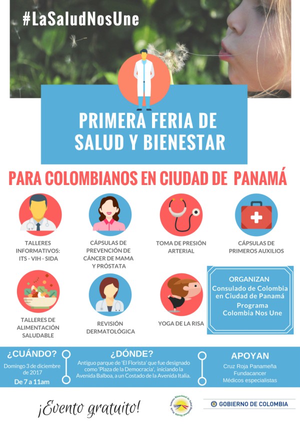 semana binacional de la salud 2017 en Ciudad de Panamá