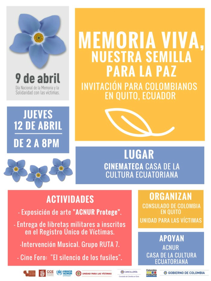Día de la Memoria y Solidaridad con las víctimas en Quito