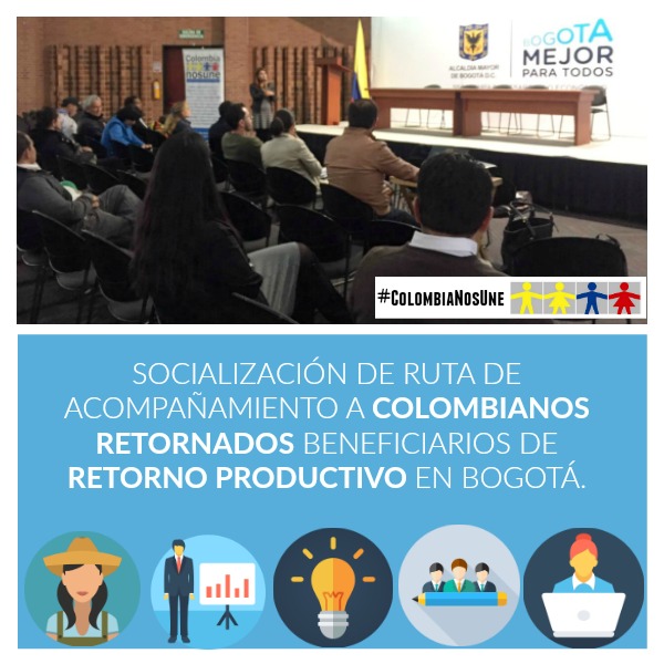 Socialización Retorno Productivo en Bogotá
