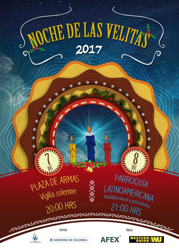 navidad para colombianos en Santiago de Chile
