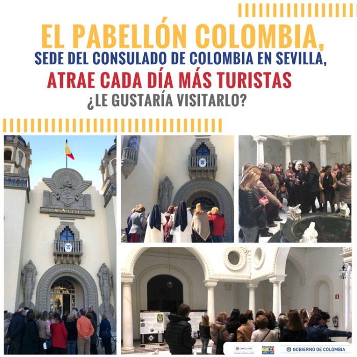 Pabellón Colombia, sede del Consulado de Colombia en Sevilla
