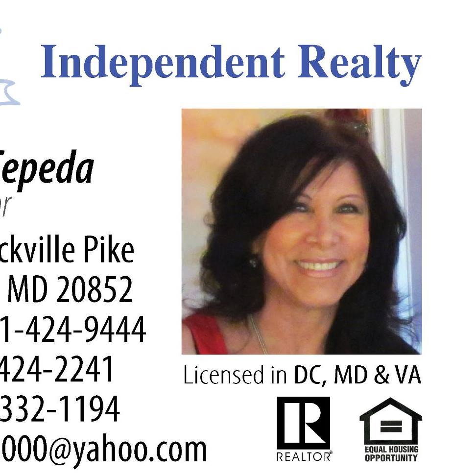 REAL ESTATE AGENT / AGENTE DE BIENES RAÍCES Agente de Bienes Raíces en los estados de Virginia, Maryland y Washington, D.C. Experiencia en venta, compra y rentas. Llámeme o envíeme correo electrónico.