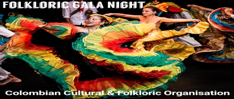Noche de Gala Folklorica en Sydney Celebrando los 10 años de la Organizacion Cultural & Folklorica Colombiana (CCFO)
