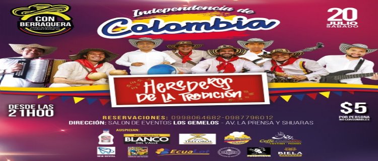 CELEBRACION DIA DE LA INDEPENDENCIA DE COLOMBIA
