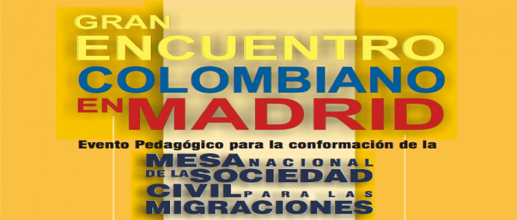 Encuentro pedagógico para conformar la Mesa Nacional de la Sociedad Civil para las Migraciones de Colombia